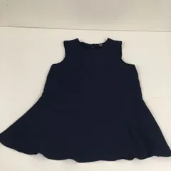 送料無料★UNIQLO ユニクロ★ノースリーブシャツ　トップス★ネイビー★レディース　Sサイズ#60530sj128