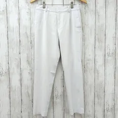 【 UNITED ARROWS 】テーパード タック パンツ ホワイト 白 38