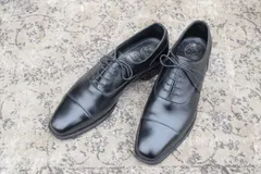 【美品】JOSEPH CHEANEY&SONS ジョセフチーニーアンドサンズ 13326 EDIFICE別注 ストレート 内羽根 黒 ブラック UK7 / 25.5cm【W3432】のサムネイル