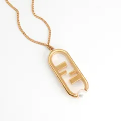 フェンディ FENDI オーロック ネックレス ゴールド パール