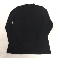 送料無料★UNIQLO ユニクロ★リブニット　長袖　ニット★レディースLサイズ★ブラック　黒#60329sgg