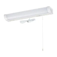 【新品】オーム電機 LED 流し元灯 キッチンライト 多目的灯 引きひもスイッチ 電気工事不要 電源コード付 コンセント式 簡単取付 465mm 昼光色 常夜灯(電球色) 照明器具 ベースライト 棚 手元 ライトバー バーライト デスクライト 机｜LT-LSL