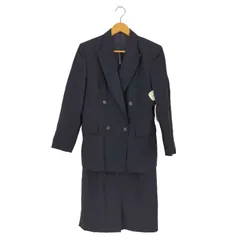 ジェイプレス J.PRESS ウール ダブルブレスト テーラードジャケット スカート セットアップ レディース  ジャケット:9 スカート:7