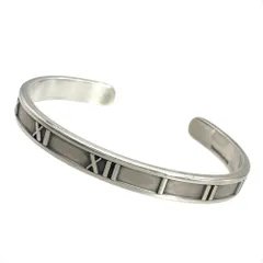 ティファニー Tiffany&Co. アトラス バングル ブレスレット SV925 31.8g シルバー ブレスレット 腕周り 18cm ユニセックス【中古】