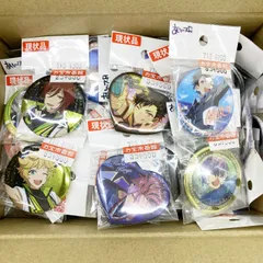 【★加古川物流】中古品 あんスタ 朔間凛月 逆先夏目 春川宙 鬼龍紅郎 南雲鉄虎 等 缶バッジまとめ 【710】