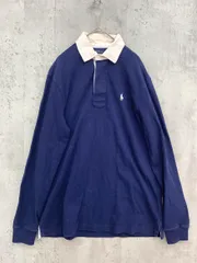 POLO RALPH LAUREN ポロ ラルフローレン 長袖 ポロシャツ sizeM(175/96A)/紺 ◇■ メンズ