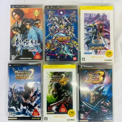 S【中古】PSP プレイステーションポータブル ゲームソフト 6本セット ガンダム BASARA モンハン 新撰組