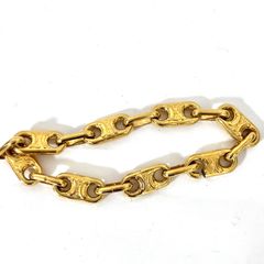 SD4657 CELINE セリーヌ マカダム柄 トリオンフ チェーン ブレスレット