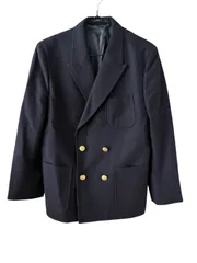 【一点物】J.PRESS ジェイプレス コート アウター ネイビー メンズ Lサイズ D6