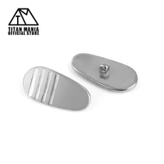 TITAN MANIA チタンマニア 眼鏡 鼻パッド ノーズパッド チタン製 Ver1 超軽量 ネジ式 メガネパット 鼻パット チタンメタルパット メガネ サングラス 鼻あて 滑り止め 交換用