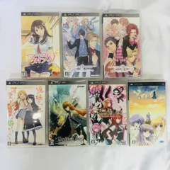 S【中古】PSP プレイステーションポータブル ゲームソフト 7本セット フォトカノ AIR シュタインズゲート ブラザーズコンフリクト 俺妹