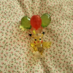 ポケットモンスター ピカチュウ 風船 クリスタル フィギュア