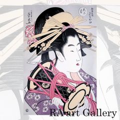 中島千波 酔芙蓉 日本画6号 静物画 共シール 額新品 紙本彩色 桜の画家