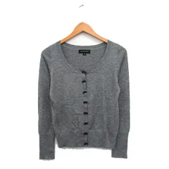 ジルスチュアート JILL STUART カーディガン 長袖 シンプル M グレー 灰 /KT17