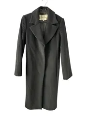 【美品】PINKY&DIANNE ピンキーアンドダイアン コート ウールコート ブラック レディース 38サイズ D6