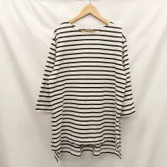 LEPSIM レプシィム ボーダープルオーバー ホワイト×ブラック フリーサイズ □□