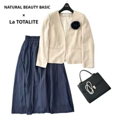 ママスーツ S 上下セット ナチュラルビューティベーシック ラトータリテ ネイビー