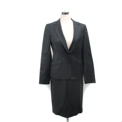 23区 オンワード樫山 セットアップ ビジネススーツ テーラードジャケット タイトスカート ミニ 40 グレー 灰 /KT2