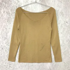 Liesse リエス 長袖 ニット トップス ベージュ 〇◇のサムネイル