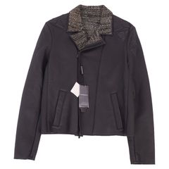 HERMES スタンドカラージャケット HERMES（エルメス） M-65 TYPE スタンドカラー カウレザー ジャケット