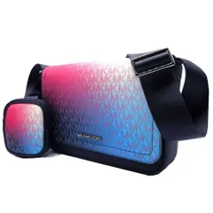 【新品】マイケルコース 37F5LCOM6B バッグ ショルダーバッグ MICHAEL KORS COOPER MKシグネチャー オンブレ スモール クロスボディバッグ 斜め掛け アウトレット レディース