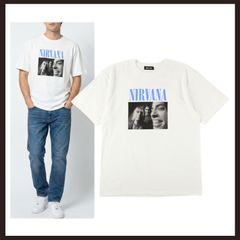 NH × NIRVANA TEE WHITE M 新品 - メルカリ