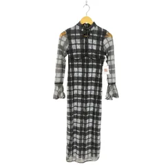 ダーリッチ Darich パイピングチェックレースロングワンピース レディース FREE 