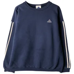 古着 90~00年代 アディダス adidas ワンポイントロゴスウェットシャツ トレーナー USA製 メンズXL相当 ヴィンテージ/eaa598774
