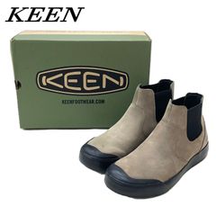 KEEN キーン ELENA CHELSEA エレナ チェルシーブーツ 24㎝ PLAZA TAUPE/BLACK