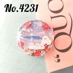 No.4234 雪の妖精が住む森 シマエナガレジンヘアゴム - メルカリ