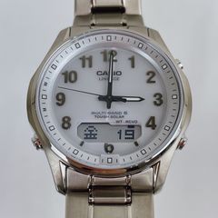 松前223 CASIO カシオ G-SHOCK ジーショック LINEAGE LCW-M100TSE-7AJF 電波ソーラー ホワイト×シルバー デジアナ ケース・箱・取説あり 腕時計 松前R56号店