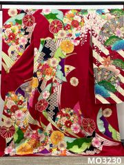 振袖 有村架純 金駒 金彩 紋意匠 扇 花々 身丈169cm MO3230