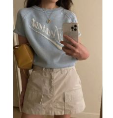 (1回着用) メイビーベイビー オリジナル商品 ニット スカート