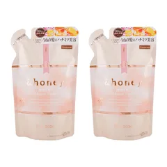 [2個セット]&honey アンドハニー Melty モイストリペア ヘアトリートメント2.0 詰替え 350g スウィートローズハニーの香り [ネコポス]
