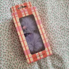 COS コス PURPLE パープル 段々 BIRD バード キーホルダー