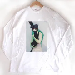 猫を抱く女性 / キース・ヴァン・ドンゲン 長袖 ヘビーウェイト Tシャツ 男女兼用【RAF】PrintStar(プリントスター) 5.6オンス ホワイト Woman with Cat / Kees Van Dongen L/S TEE WHITE 51