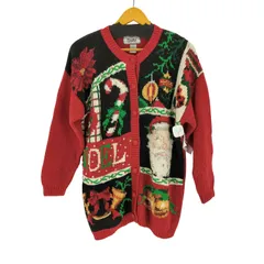 ティアラ Tiara 総柄コットンニットカーディガン レディース JPN：L 