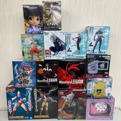 未開封　ジャンプ　フィギュア　雑貨　まとめ　計15点　プライズ　ワンピース　ダンダダン　サカモトデイズ　キン肉マン　怪獣８号　遊戯王　その他　（ME28-3173）