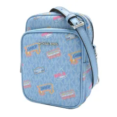 【新品】マイケルコース 35T5STVC2I バッグ ショルダーバッグ MICHAEL KORS ジェット セット トラベル MKシグネチャー プリント ミディアム チェーン クロスボディ カメラバッグ 斜め掛け アウトレット レディース