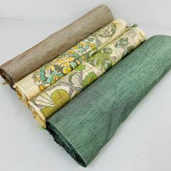 反物　まとめ売り　11点　リメイク素材　大島紬　絹100％　モスリン 反物 まとめ売り 11点 リメイク素材 大島紬 絹100％ モスリン