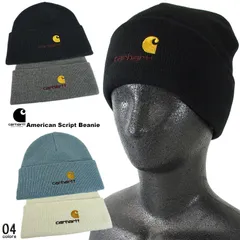 carhartt WIP カーハート American Script Beanie ビーニーニット帽 ユニセックス 防寒 保温 帽子 男女兼用 ニット帽 登山用 自転車用  メンズ帽子 レディース帽子