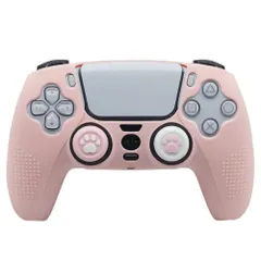 ☆ ピンク ☆ PS5 コントローラーカバー PS5 コントローラーカバー Playstation5 プレステ 保護 汚れ防止 おしゃれ かわいい シリコンカバー プレイステーション5 保護カバー グリップ 滑り止め 簡単装着 大人 傷防止