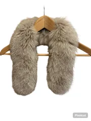 RE340 【美品】SAGA FURS サガファー　ストール　ショール　ファー　ベージュ　レディース