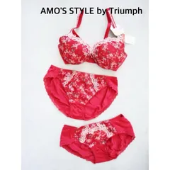 【新品】 AMO'S STYLE by Triumph　アモスタイルバイトリンプ  ブラジャー&ショーツ2枚　　3Pセット　D70/L    送料込み　6461341