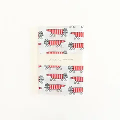 【新品】捺染てぬぐい/マイキー/赤/リサ・ラーソン/弁当包み/タオル/ハンカチ/ふきん/Lisa Larson/手拭い/手ぬぐい/猫/ねこ/ネコ/あか/アカ/レッド/可愛い/カワイイ/かわいい/お洒落/オシャレ/おしゃれのサムネイル