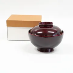 天然木 漆塗り 汁椀 お椀 飯椀 漆器 食器 茶碗 普段用 味噌汁 お雑煮 正月 日本 和食器 レッド 赤