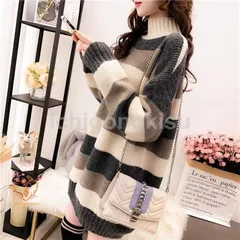 ニットカーディガン レディース 秋冬 厚手 ニットカーディガン ボーダー ショート丈 アウターコーディガン 韓国風 通勤 オシャレ 着痩せ ニ