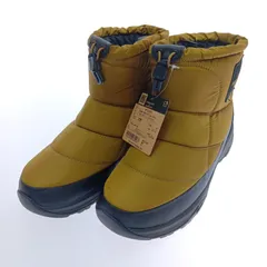 □□THE NORTH FACE ザノースフェイス ヌプシ ブーティ ウォータープルーフ ロゴ ショート 27cm NF52280 オリーブ