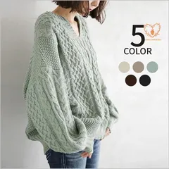 レディース ニットセーター Vネック ニット トップス 長袖 秋 厚手 暖かい ゆったり