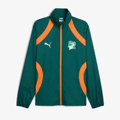 【送料無料・匿名配送】Puma サッカー コートジボワール代表 2025 ジャケット 濃緑 公式 新品